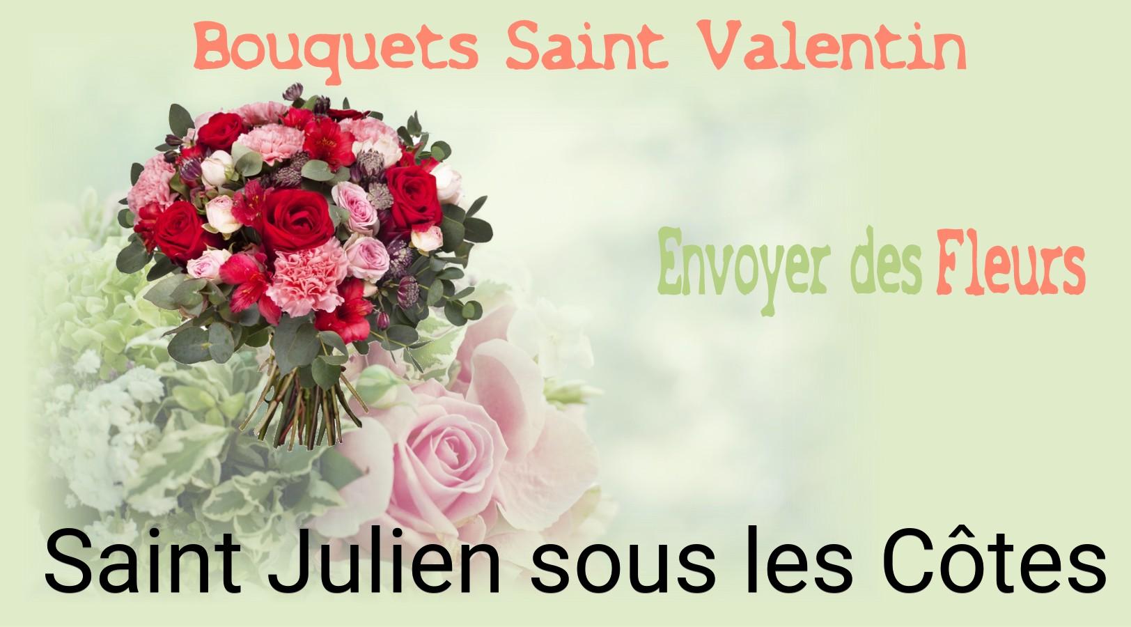 Roses de Saint-Valentin livrées à Saint-Julien-sous-les-Côtes